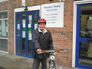 Lesley Graham on Bike